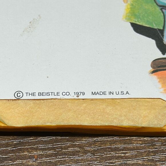 1979 Beistle Scarecrow Honeycomb Haystack Vintage Halloween Fall Decor - Picture 7 of 7